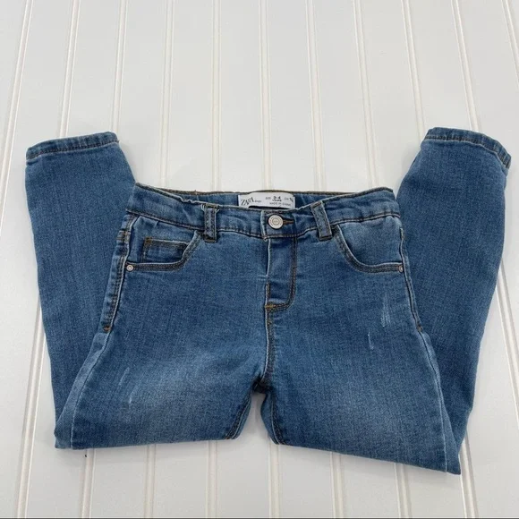 Zara Baby Distressed Jeans Size 3-4 Years - Picture 2 of 7